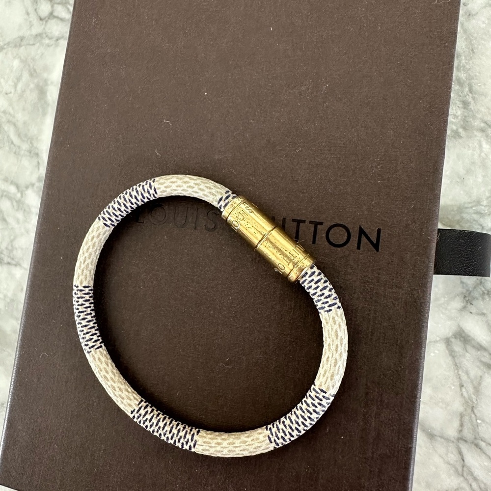 Louis Vuitton keep it damier leather bracelet - Picture 3 of 9